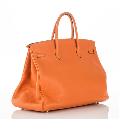 Hermes Togo Birkin 40 Orange 3 of 23