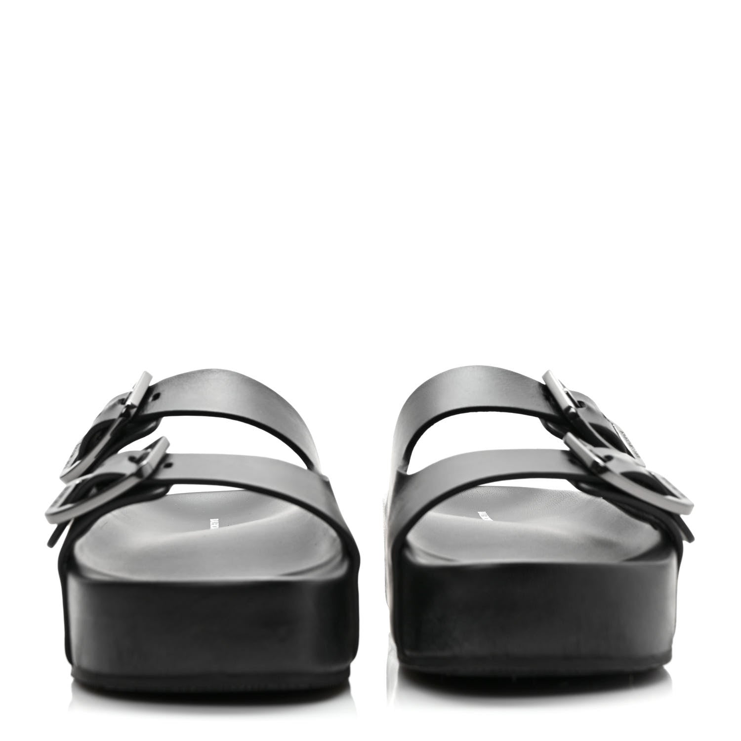 Balenciaga Smooth Nappa Mallorca Platform 50mm Slide Sandals 40 Black 2 of 7