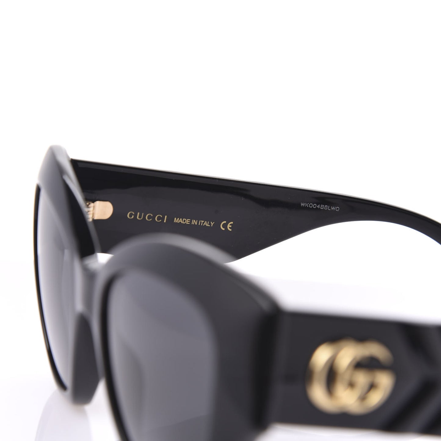 Acetate GG Butterfly Sunglasses GG0808S Black