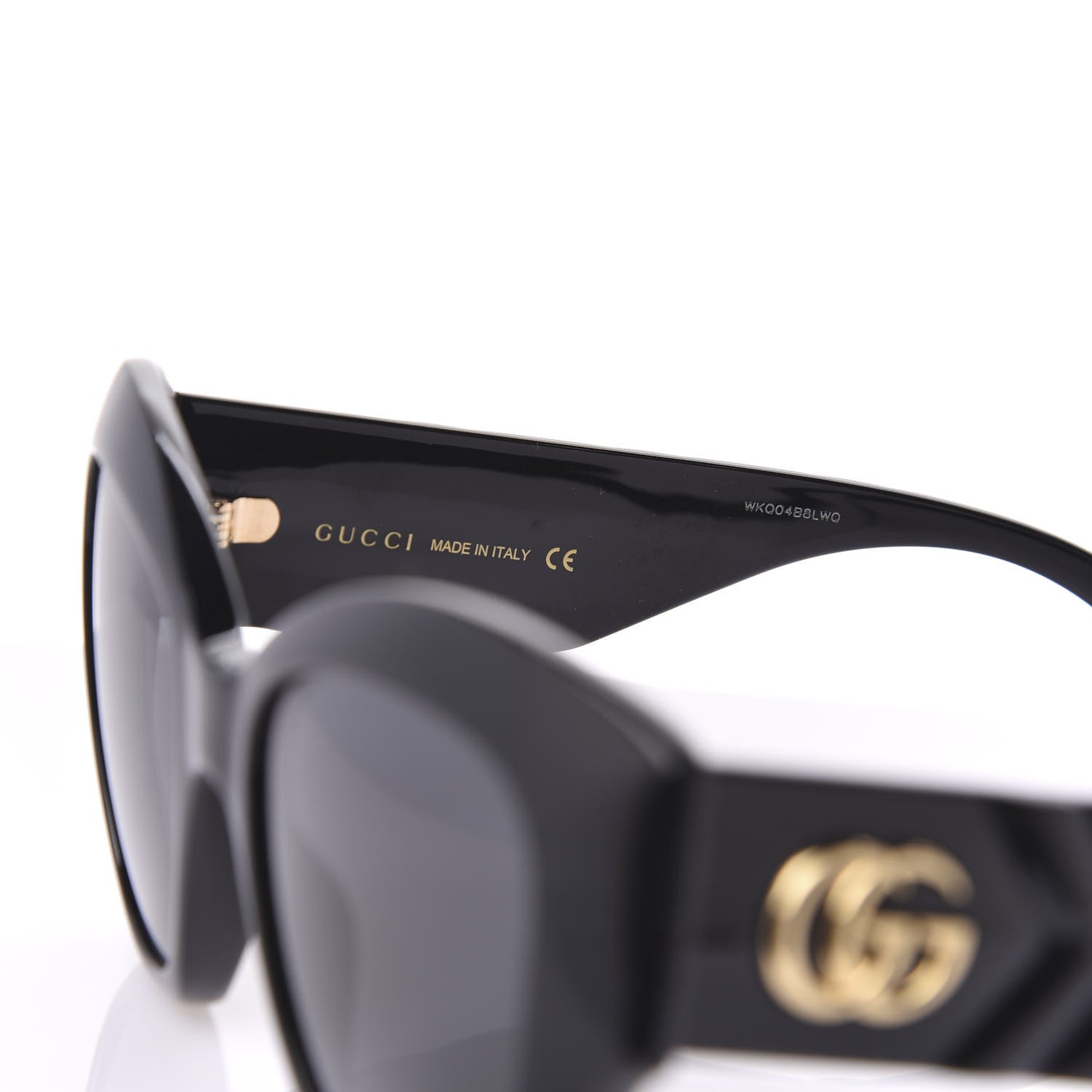 Gucci Acetate GG Butterfly Sunglasses GG0808S Black 6 of 7