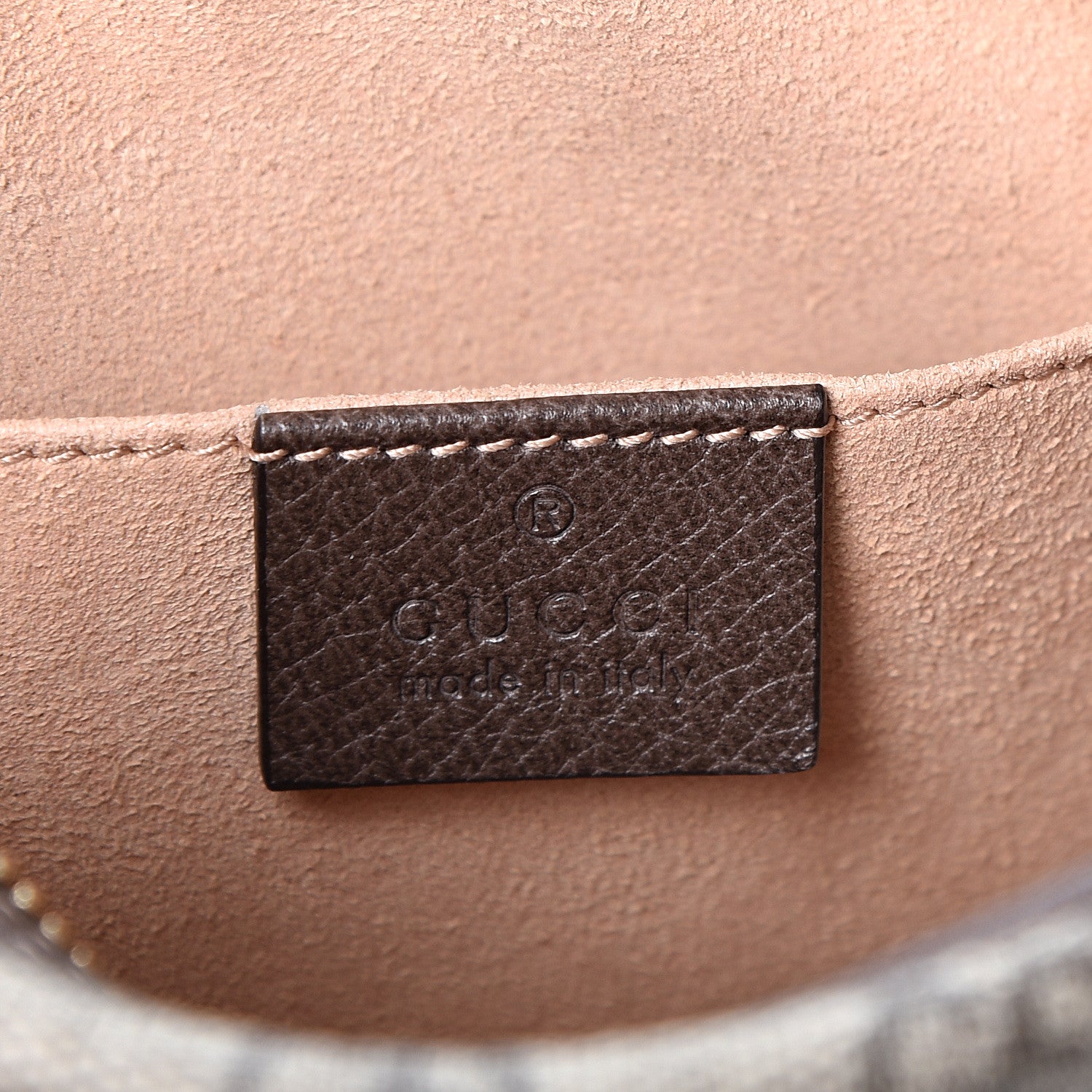 Gucci GG Supreme Monogram Web Small Ophidia Belt Bag 85 34 Dark Brown 5 of 10