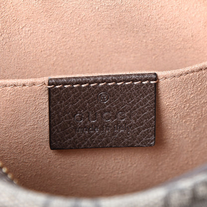 Gucci GG Supreme Monogram Web Small Ophidia Belt Bag 85 34 Dark Brown 5 of 10