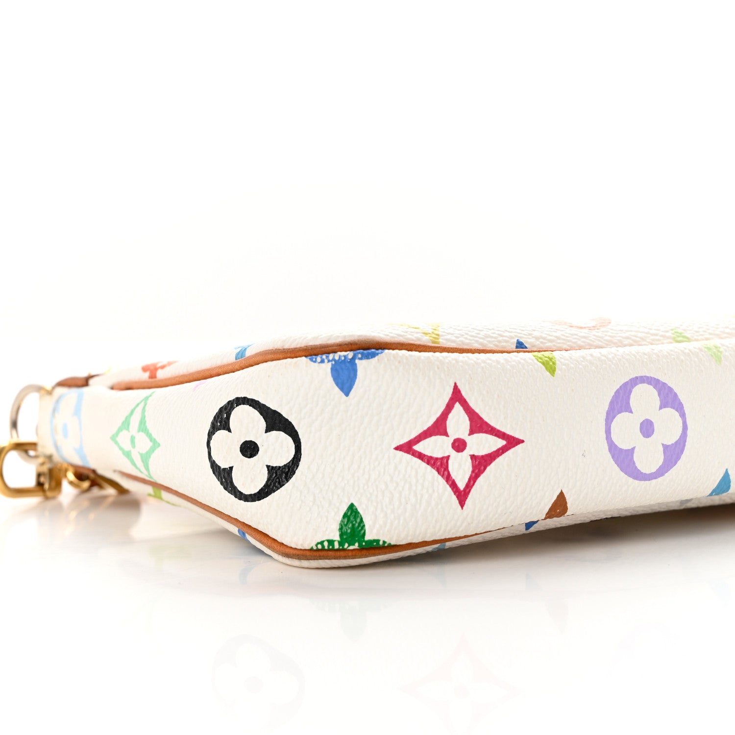 Louis Vuitton Monogram Multicolor Pochette Accessories White 8 of 10