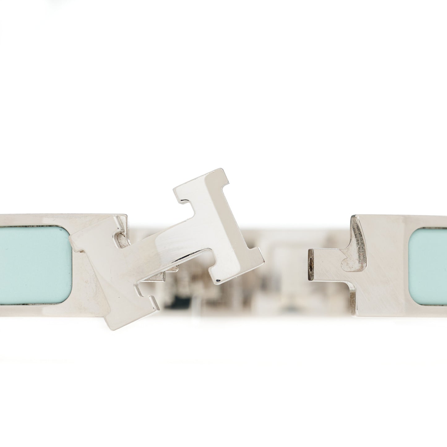 Enamel Narrow Clic Clac H Bracelet PM Mint