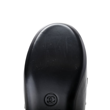 Chanel Lambskin CC Braided Chain Loafers 35.5 Grey 11 of 13