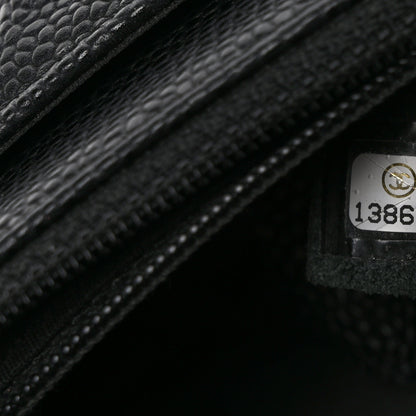 Chanel Caviar Half Moon Wallet On Chain WOC Black 8 of 11
