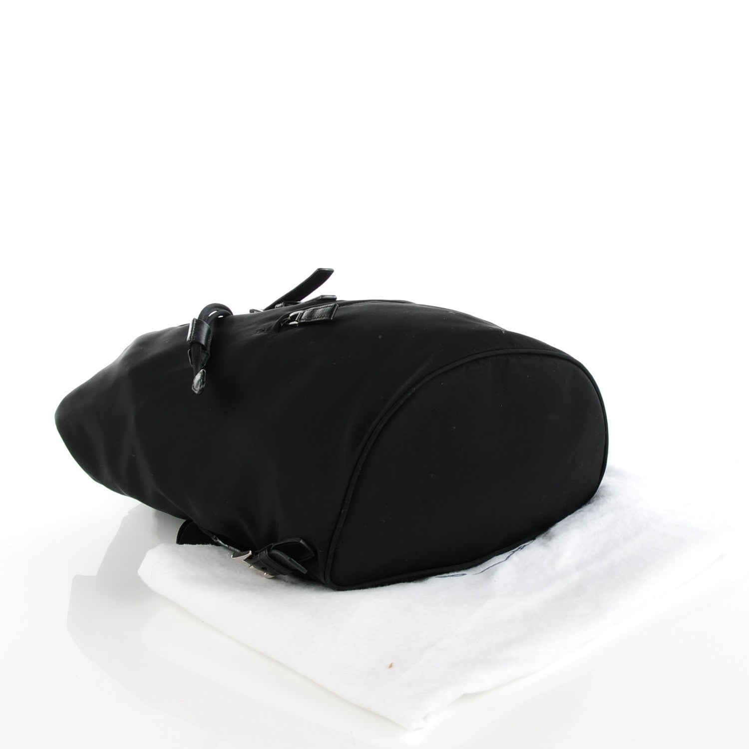 Prada Nylon Vela Medium Backpack Black 4 of 9