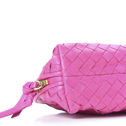 Bottega Veneta Nappa Intrecciato Cosmetic Pouch Fuchsia 5 of 8