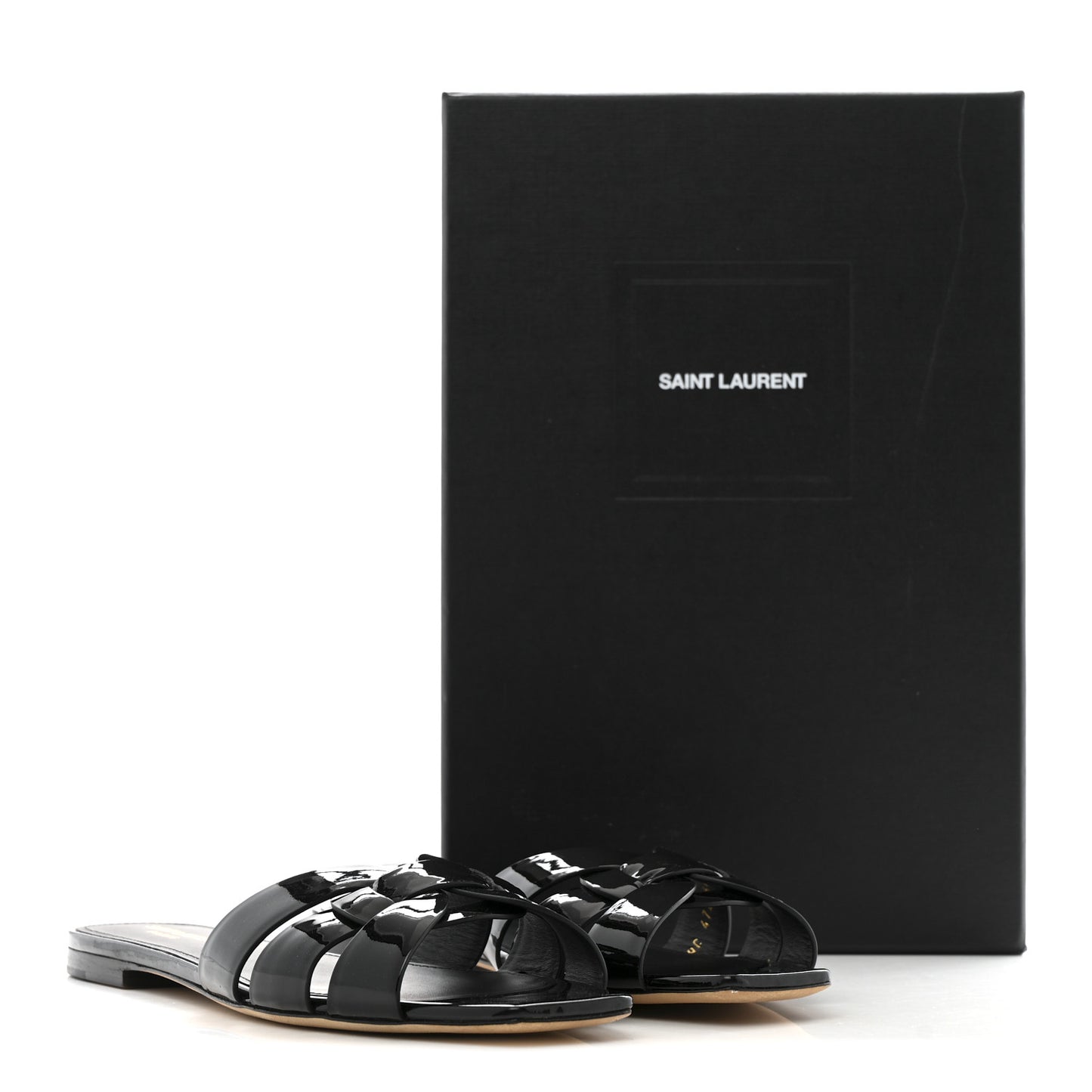 Vitello Vernice Nu Pied 05 Sandal 39.5 Black