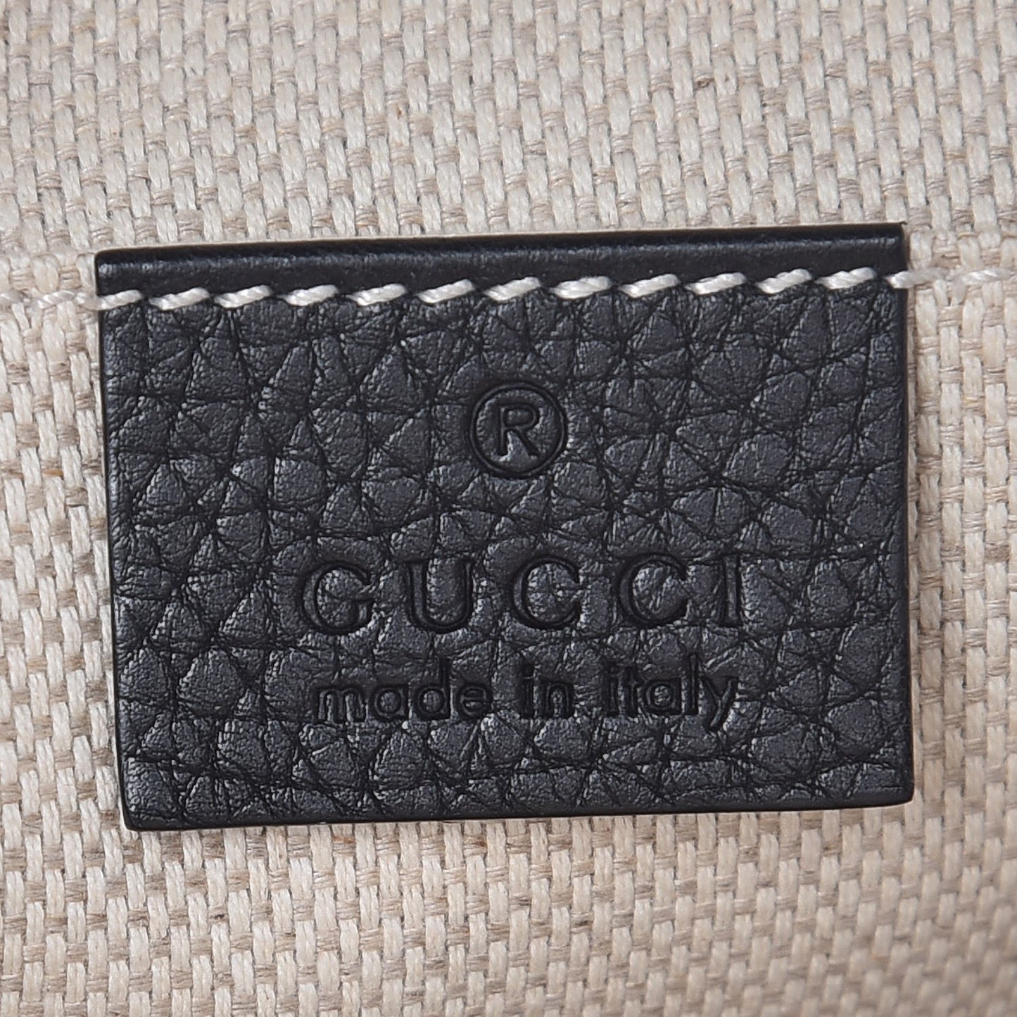Pebbled Calfskin Small Soho Disco Bag Black