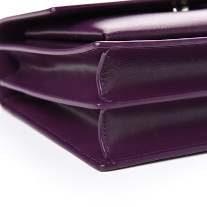 Saint Laurent Calfskin Medium Monogram Sunset Purple 8 of 9