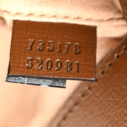 Gucci GG Supreme Monogram Small Horsebit 1955 Chain Shoulder Bag Beige Ebony Brown Sugar 7 of 11
