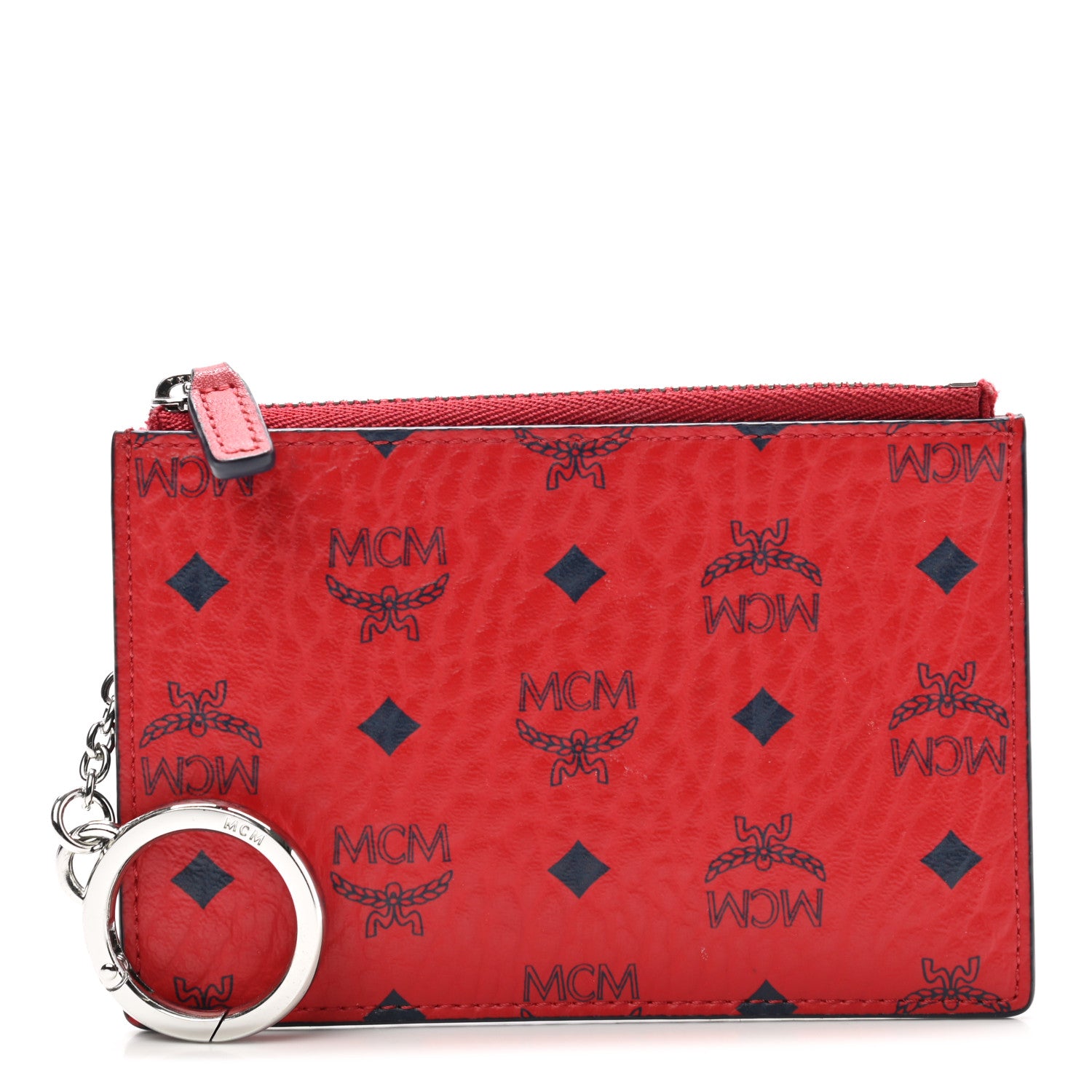MCM Visetos Key Pouch Ruby Red 1 of 7