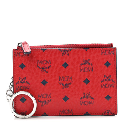 MCM Visetos Key Pouch Ruby Red 1 of 7