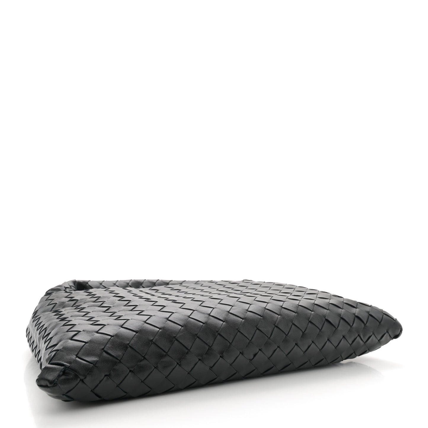 Calfskin Intrecciato Small Hop Black