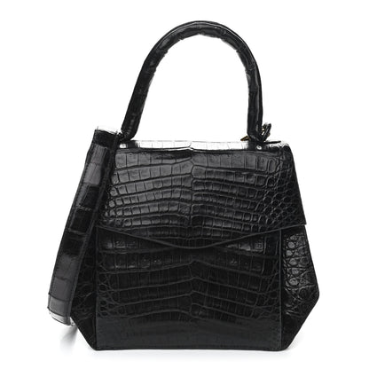 Nancy Gonzalez Crocodile Top Handle Black 1 of 9