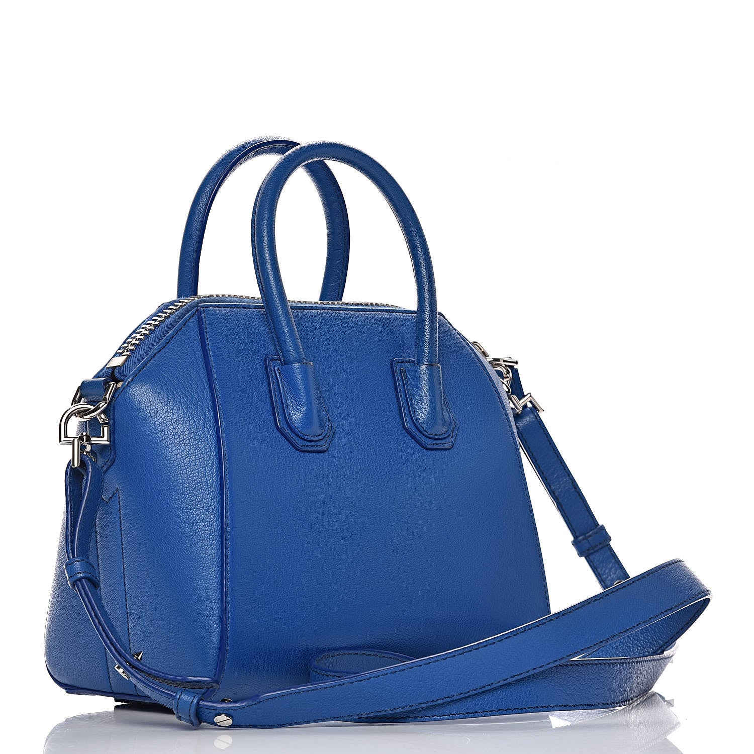 Givenchy Sugar Goatskin Mini Antigona Indigo Blue 3 of 20
