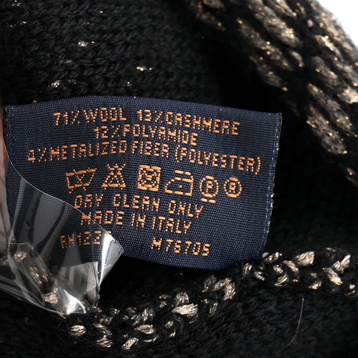 Louis Vuitton Wool Cashmere Warm Me Up Bonnet Beanie Hat Black 6 of 6