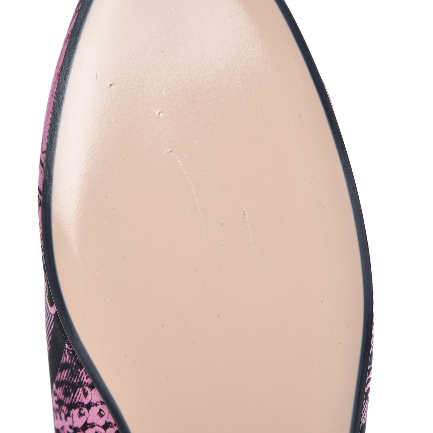 Silk Satin Saint Romain Womens Princetown Slippers 39.5 Pink Black