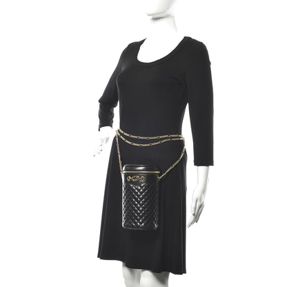 Gucci Calfskin Trapuntata Zumi Belt Bag Black 2 of 12