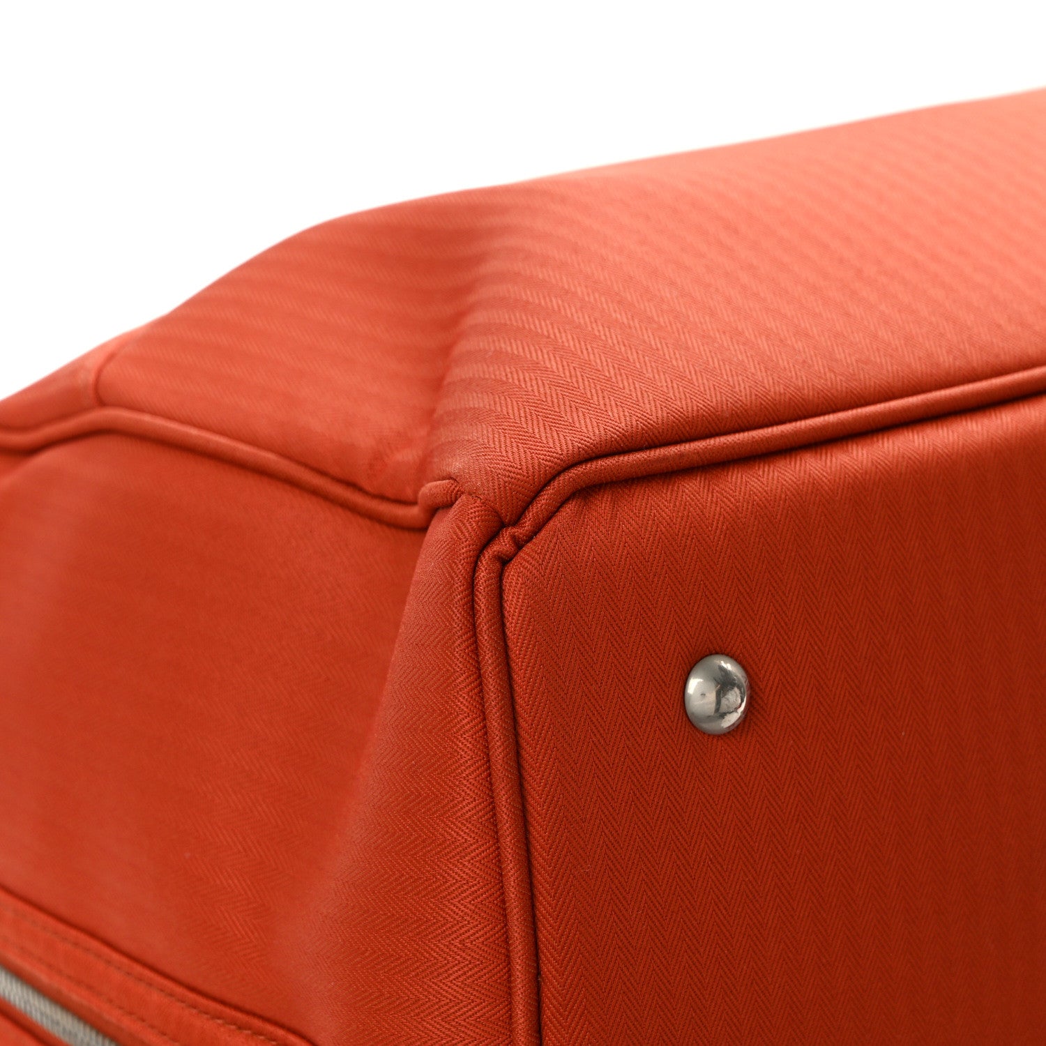 Hermes Buffle Toile Sac A Chien TouTou Brique Potiron 11 of 16