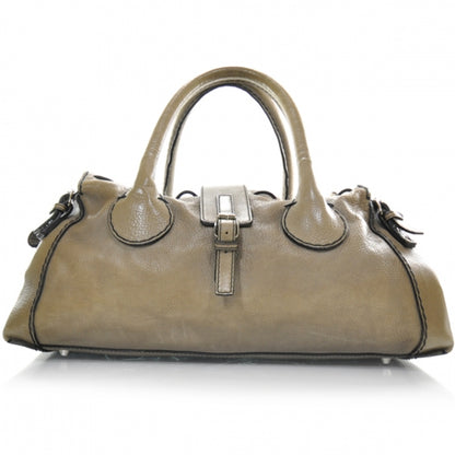 Chloe Leather Grande Edith Satchel Mastic 1 of 10