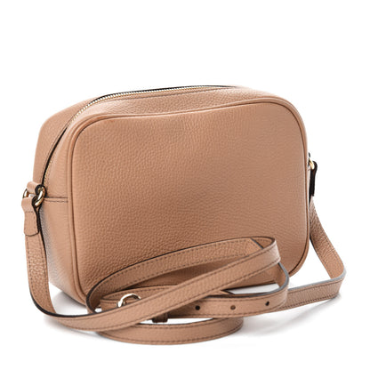 Gucci Pebbled Calfskin Small Soho Disco Bag Camelia 3 of 11