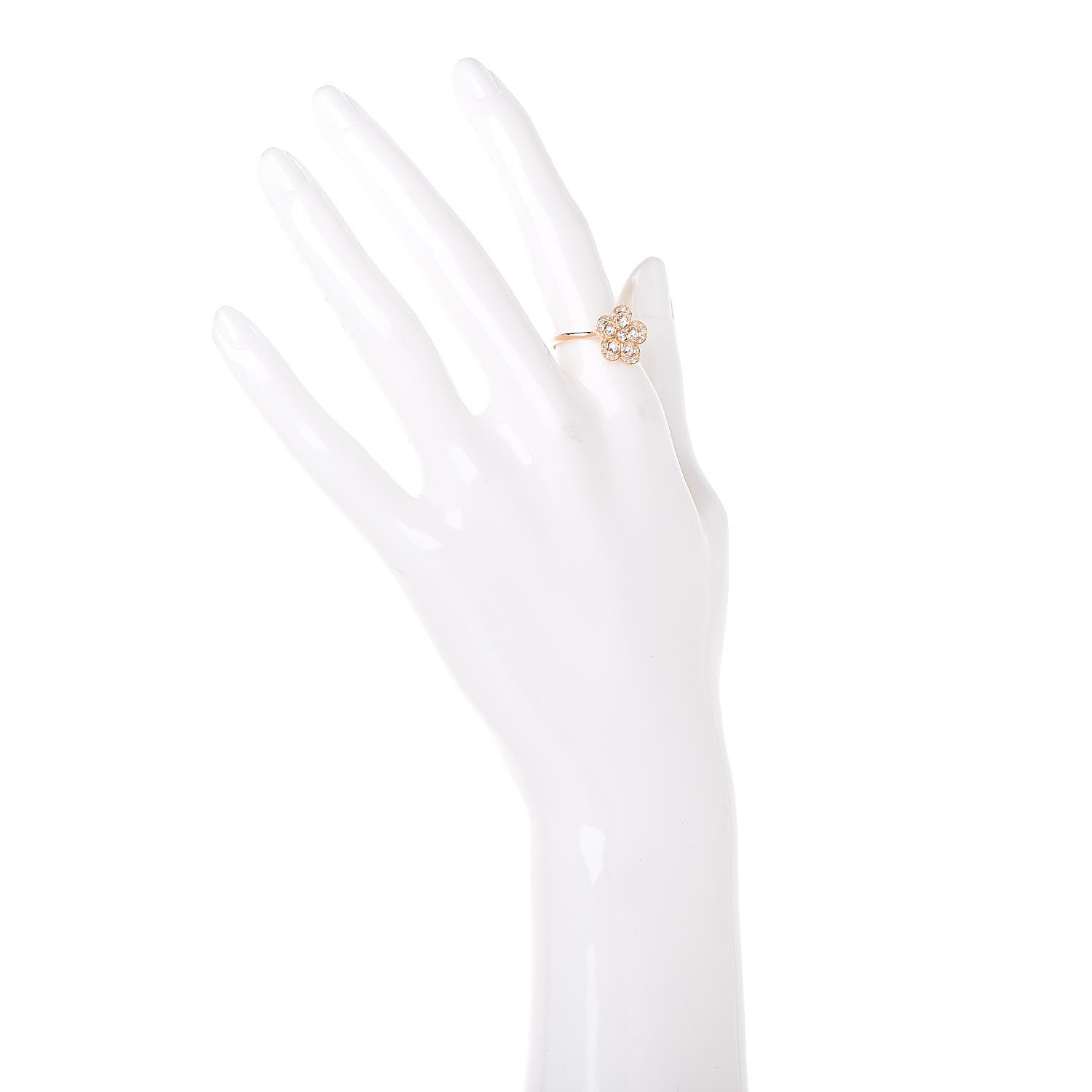 Tiffany 18K Rose Gold Diamond Garden Flower Ring 51 5.75 2 of 5