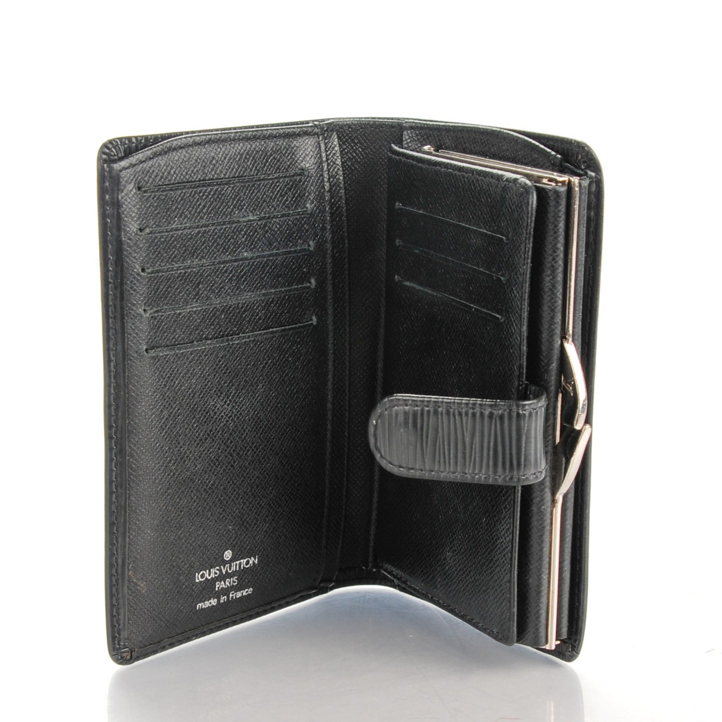 Epi French Purse Wallet Black