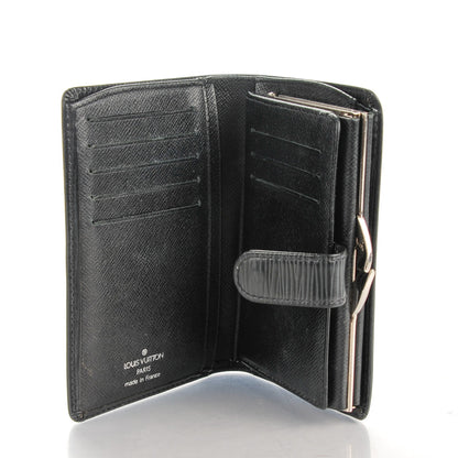 Louis Vuitton Epi French Purse Wallet Black 6 of 8