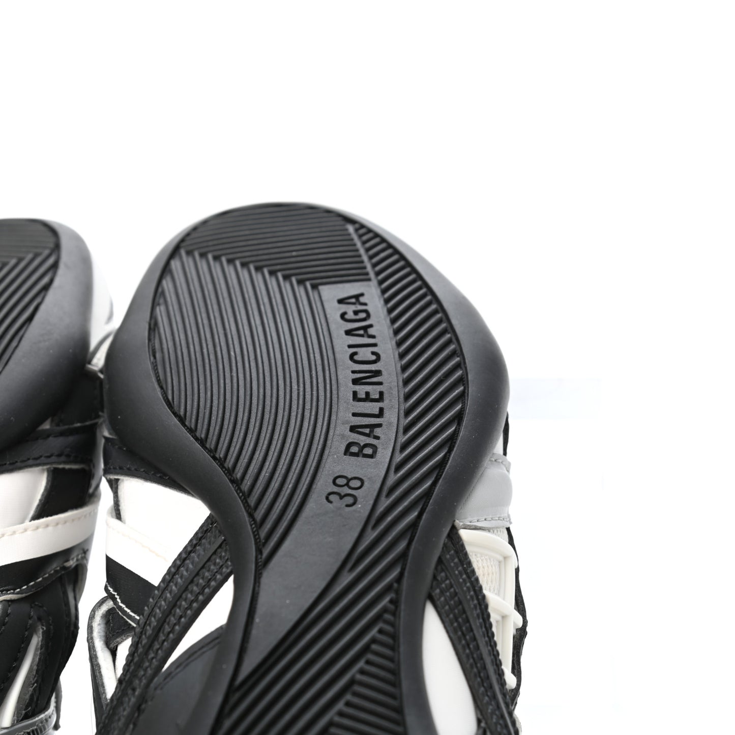 Mesh Rubber Womens Drive Sneakers 38 Light Grey Black