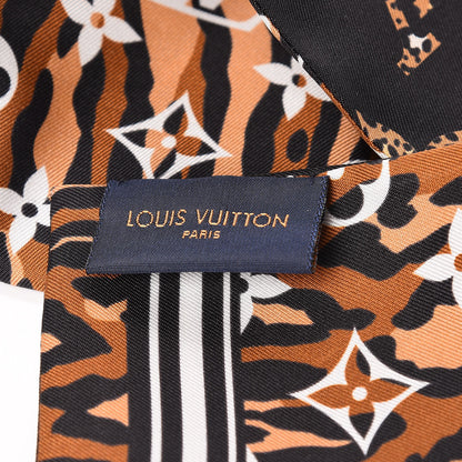 Louis Vuitton Silk Monogram Giant Jungle Bandeau Black 3 of 4