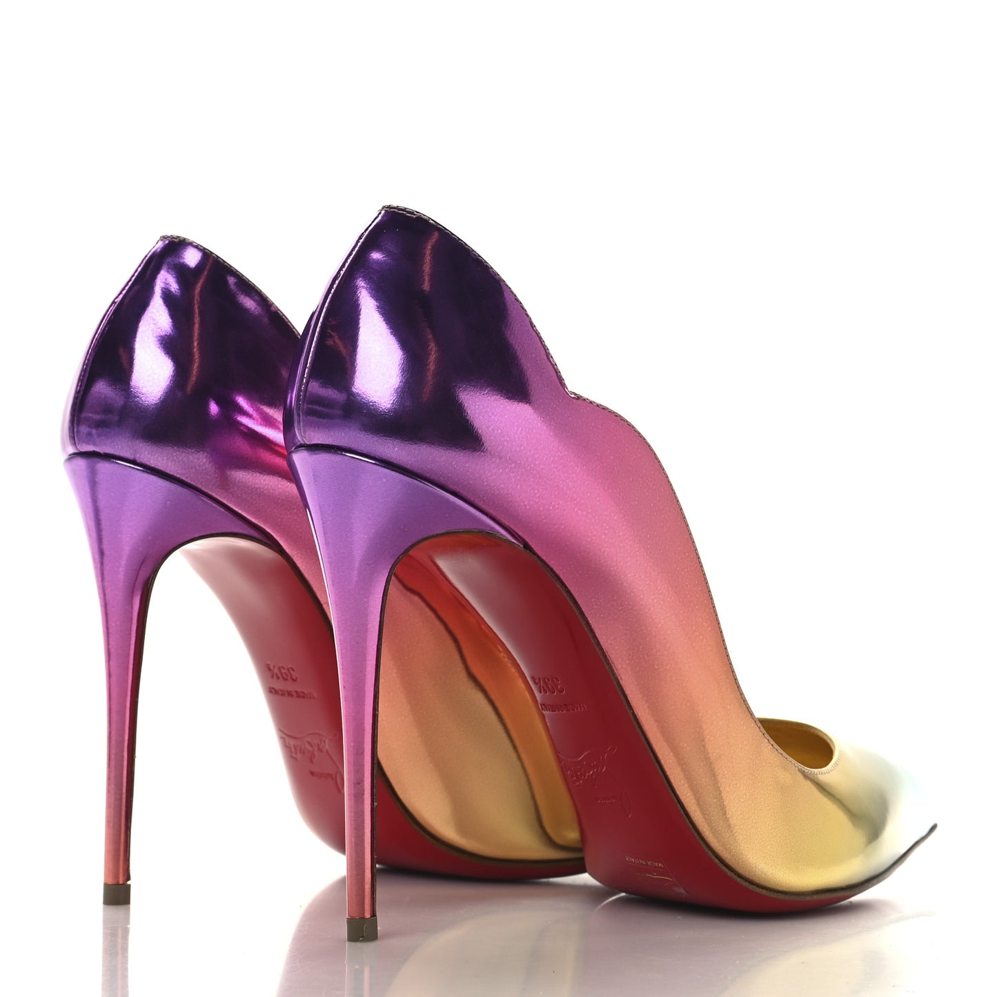 Specchio Boreal Hot Chick 100 Pumps 39.5 Multicolor Gold