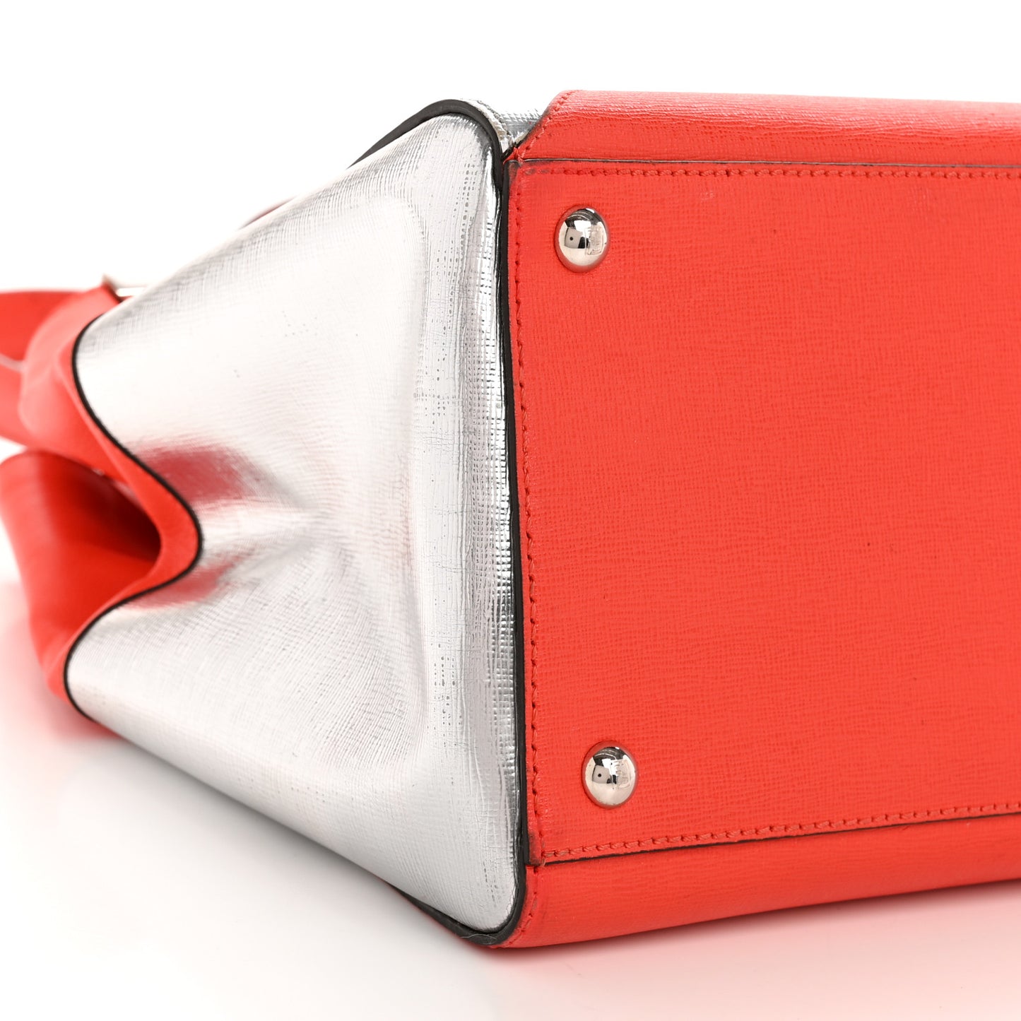 Vitello Elite Regular 2Jours Tote Papavero Silver