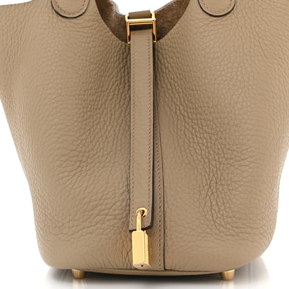 Hermes Taurillon Clemence Picotin Lock 18 PM Trench 8 of 11