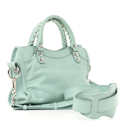 Balenciaga Agneau Classic Silver Hardware Mini City Maldives 4 of 14