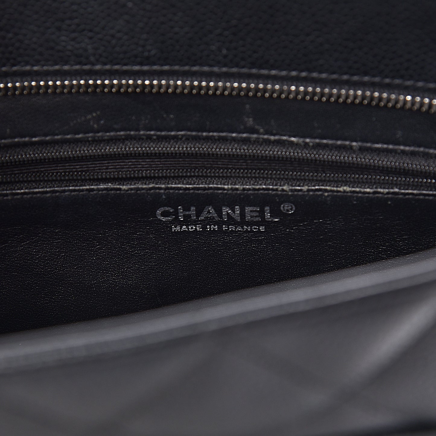 Caviar Quilted Medallion Tote Black