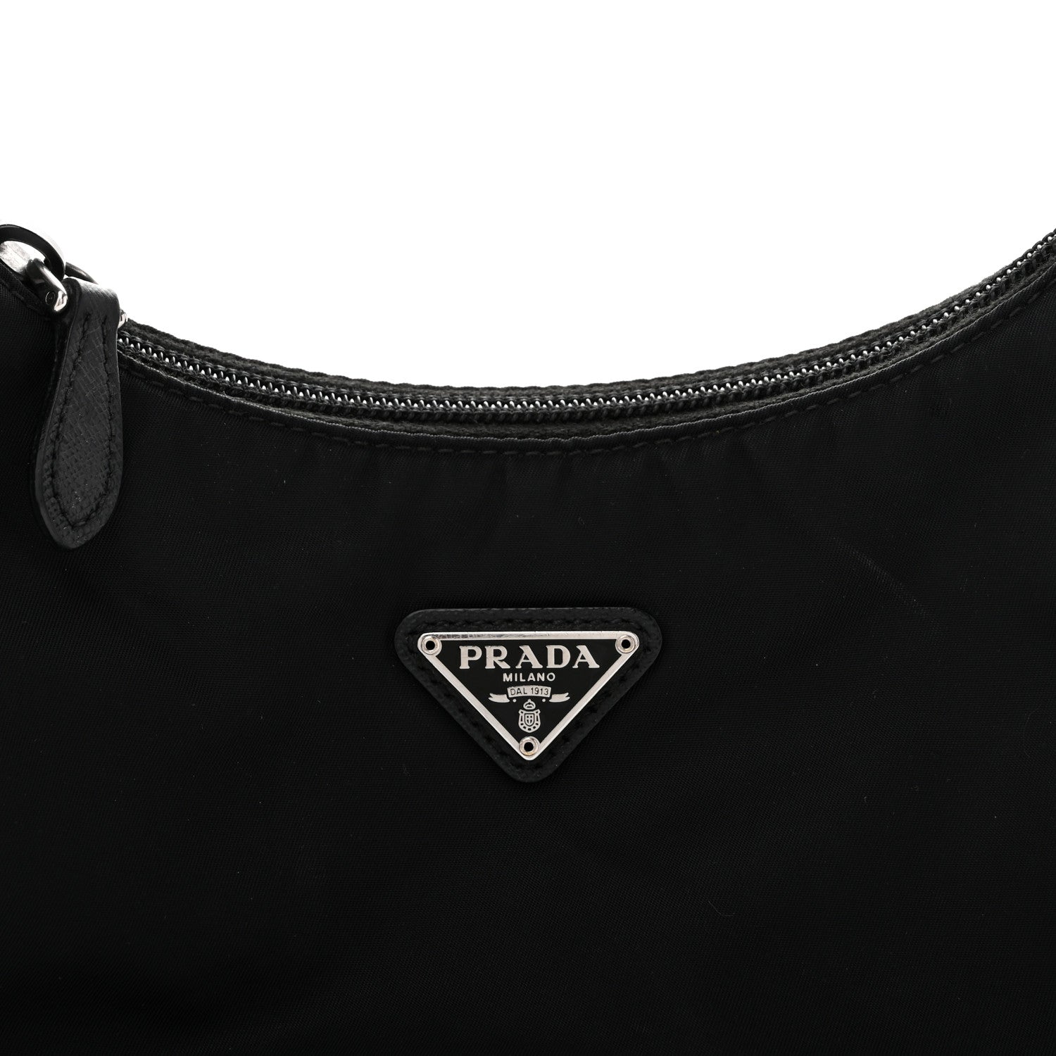 Prada Tessuto Nylon Mini Re-Edition 2000 Bag Black 7 of 12