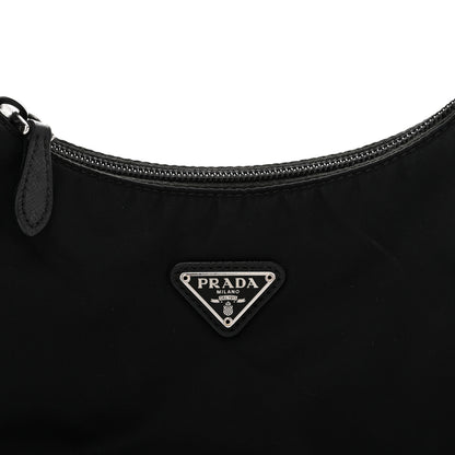 Prada Tessuto Nylon Mini Re-Edition 2000 Bag Black 7 of 12