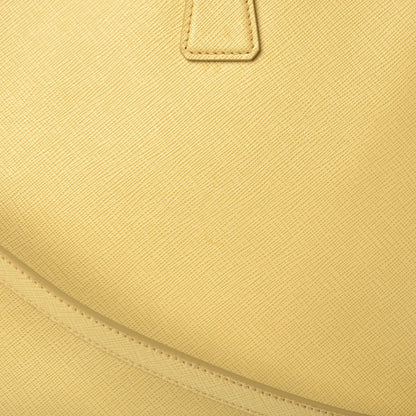 Prada Saffiano Large Galleria Double Zip Tote Polline 10 of 11
