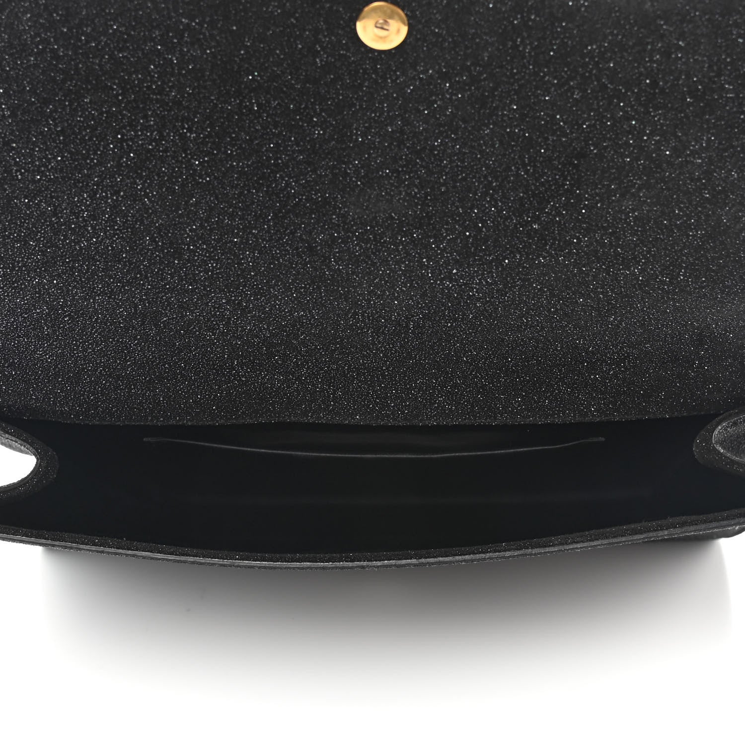 Saint Laurent Glitter Calfskin Classic Y Ligne Clutch Black 5 of 7