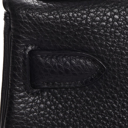 Hermes Togo Kelly Retourne 28 Black 27 of 28