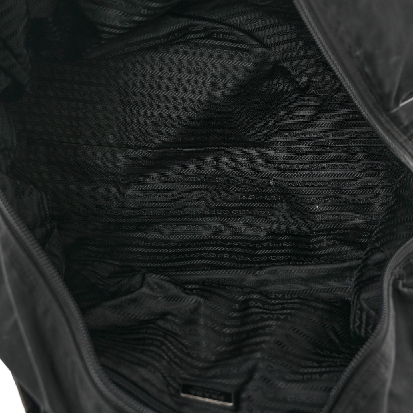Tessuto Nylon Saffiano Duffle Black