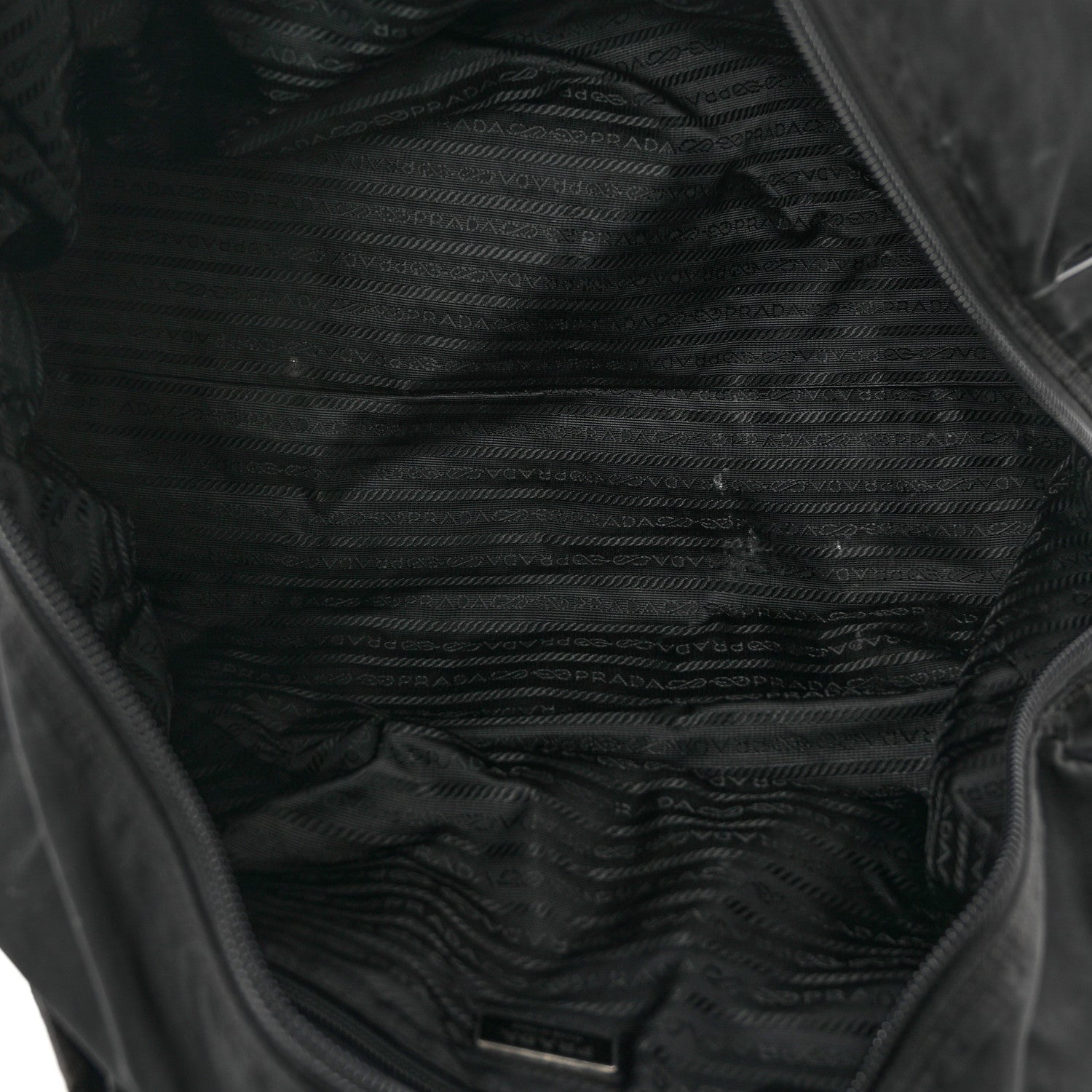 Prada Tessuto Nylon Saffiano Duffle Black 4 of 11
