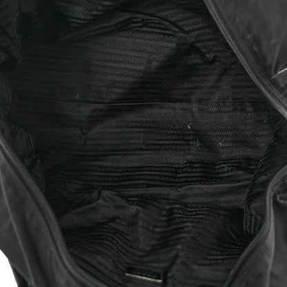Prada Tessuto Nylon Saffiano Duffle Black 4 of 11