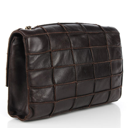 Chanel Lambskin Medium Patchwork Mademoiselle Single Flap Brown 3 of 9