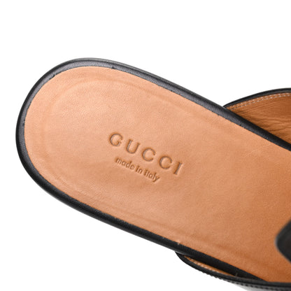 Gucci Calfskin Womens Princetown Slippers 41 Black 6 of 9
