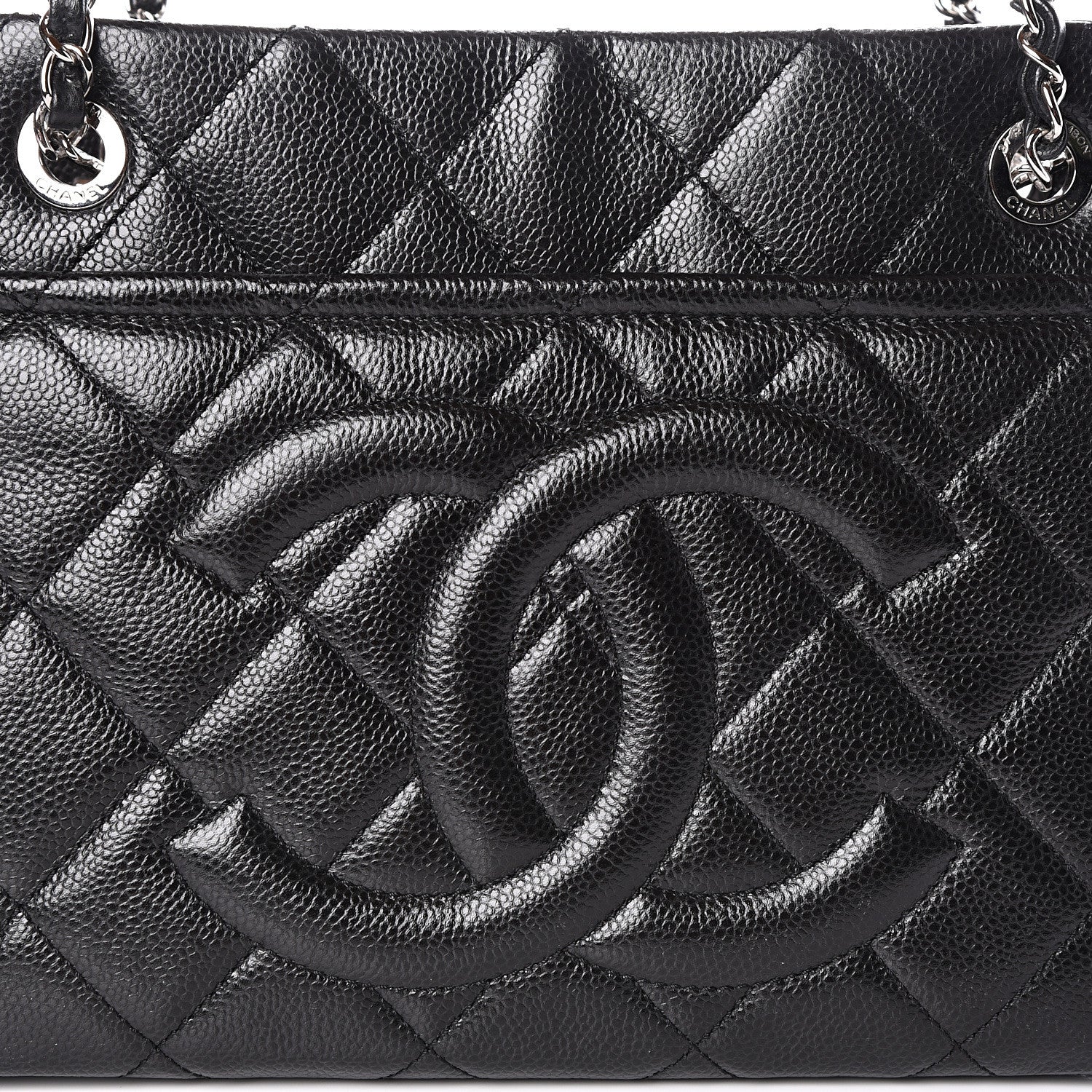 Chanel Caviar Quilted Timeless CC Soft Tote Black 10 of 10
