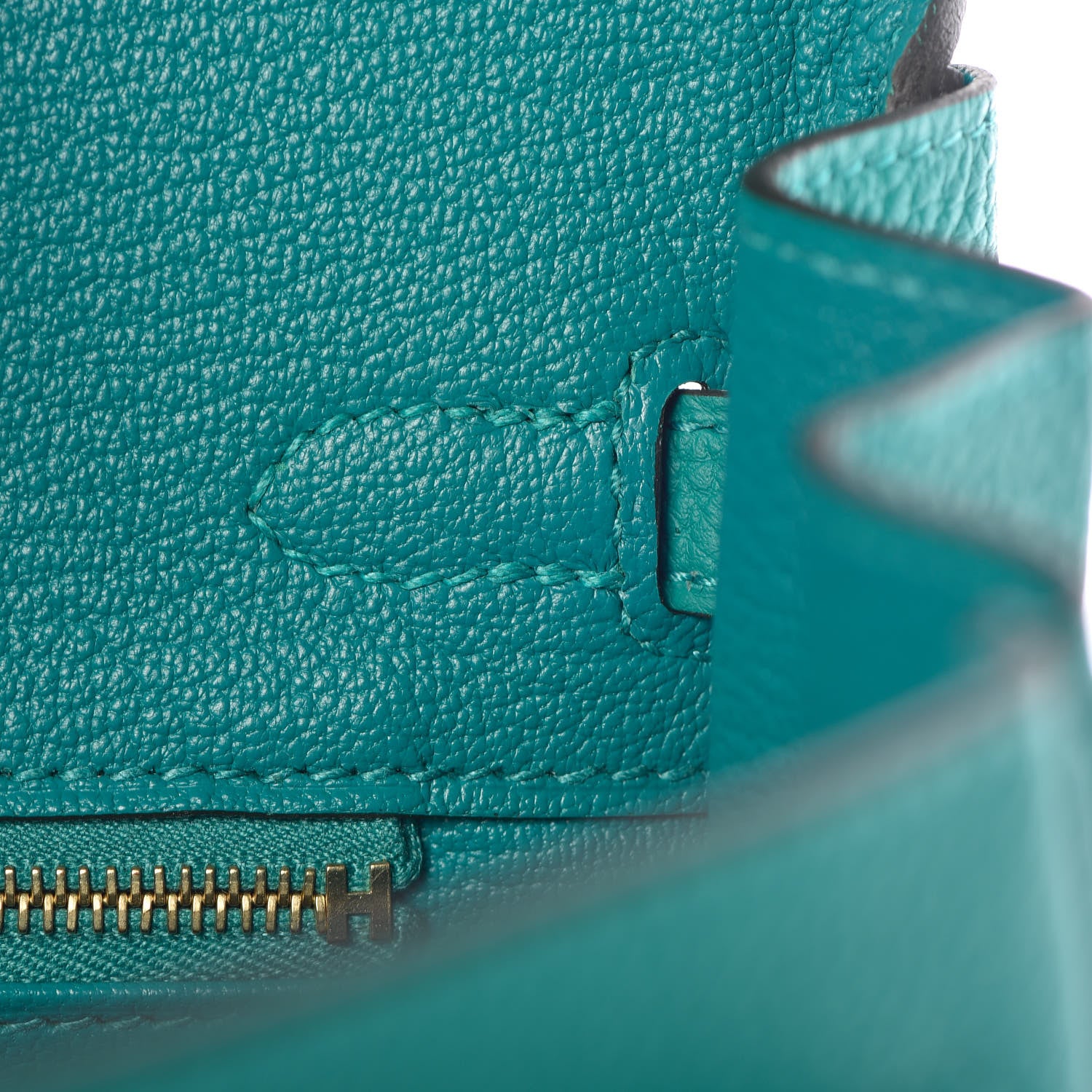 Hermes Togo Birkin 25 Vert Verone 30 of 37