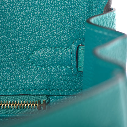 Hermes Togo Birkin 25 Vert Verone 30 of 37